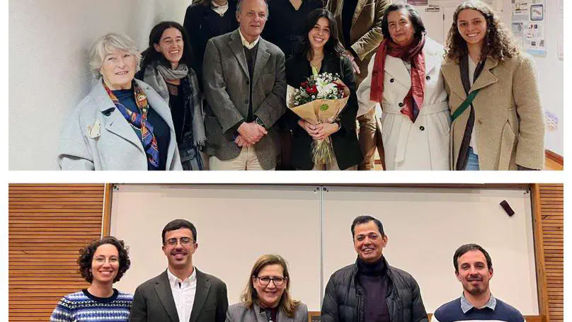 Congratulations to Clara and Guilherme on completing their Master's